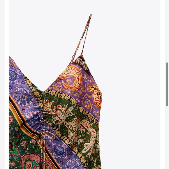 Zara Silk Effect Dress - Picture 5 of 8